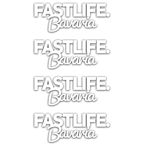 FASTLIFE.Bavaria Community Sticker Set (4x 14 cm)