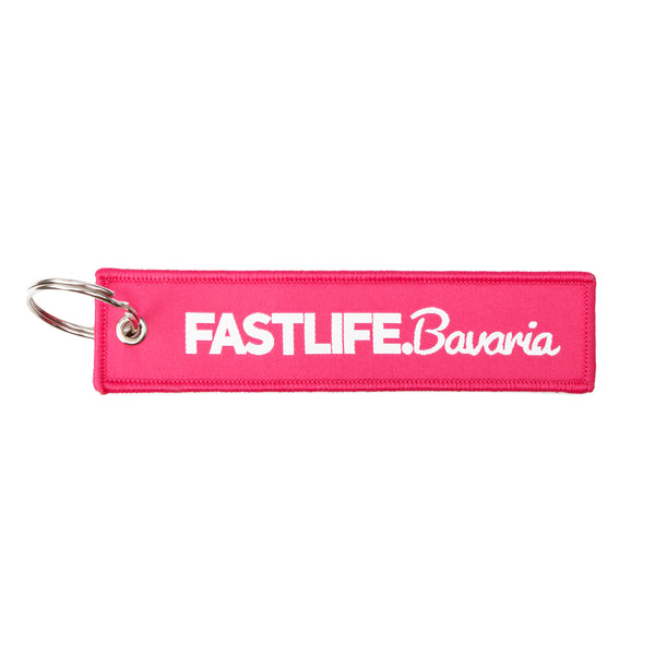 FASTLIFE.Bavaria Schlüsselanhänger "Automotive Lifestyle" – Pink