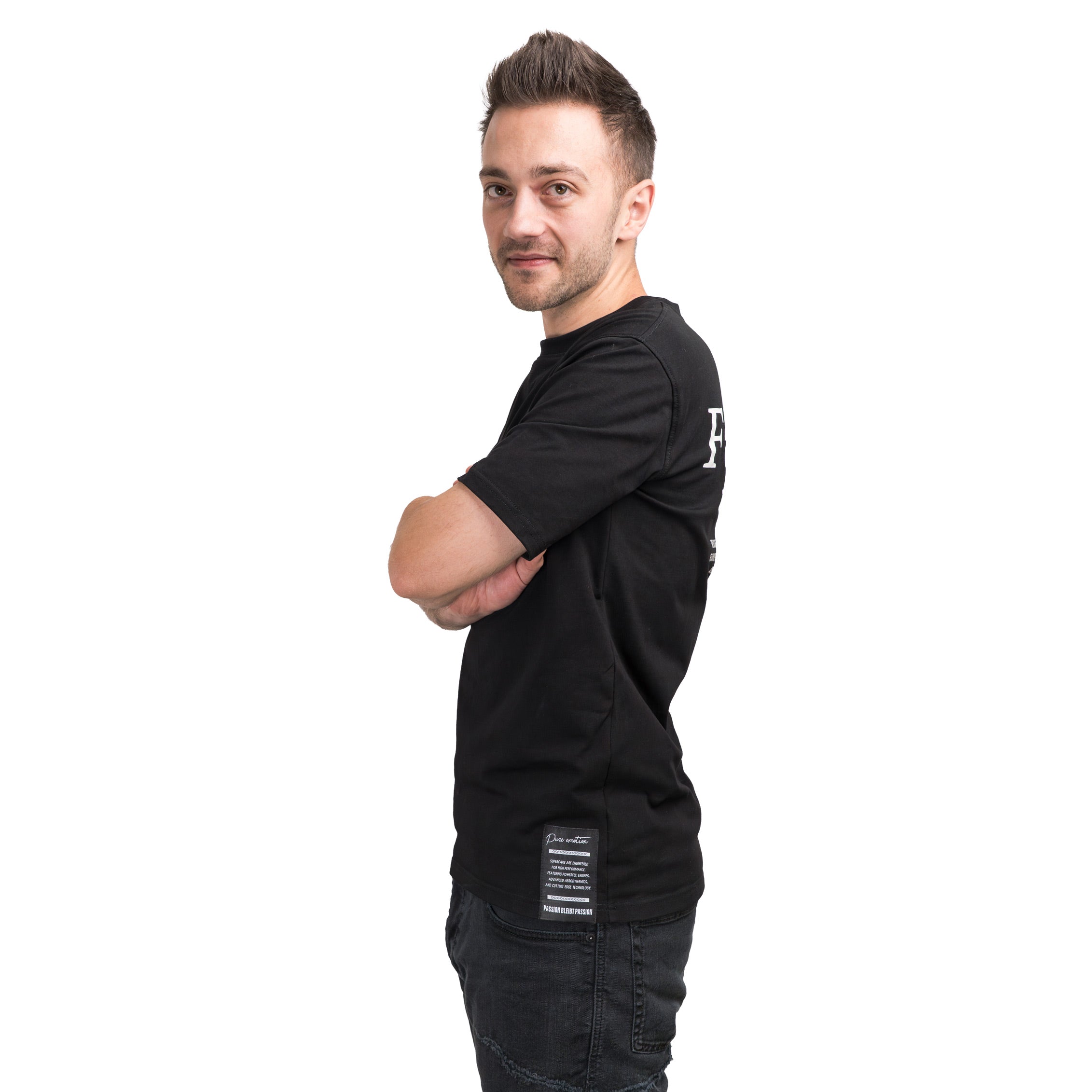 FASTLIFE.Bavaria T-Shirt "Racecars Engineering" – Slim Fit