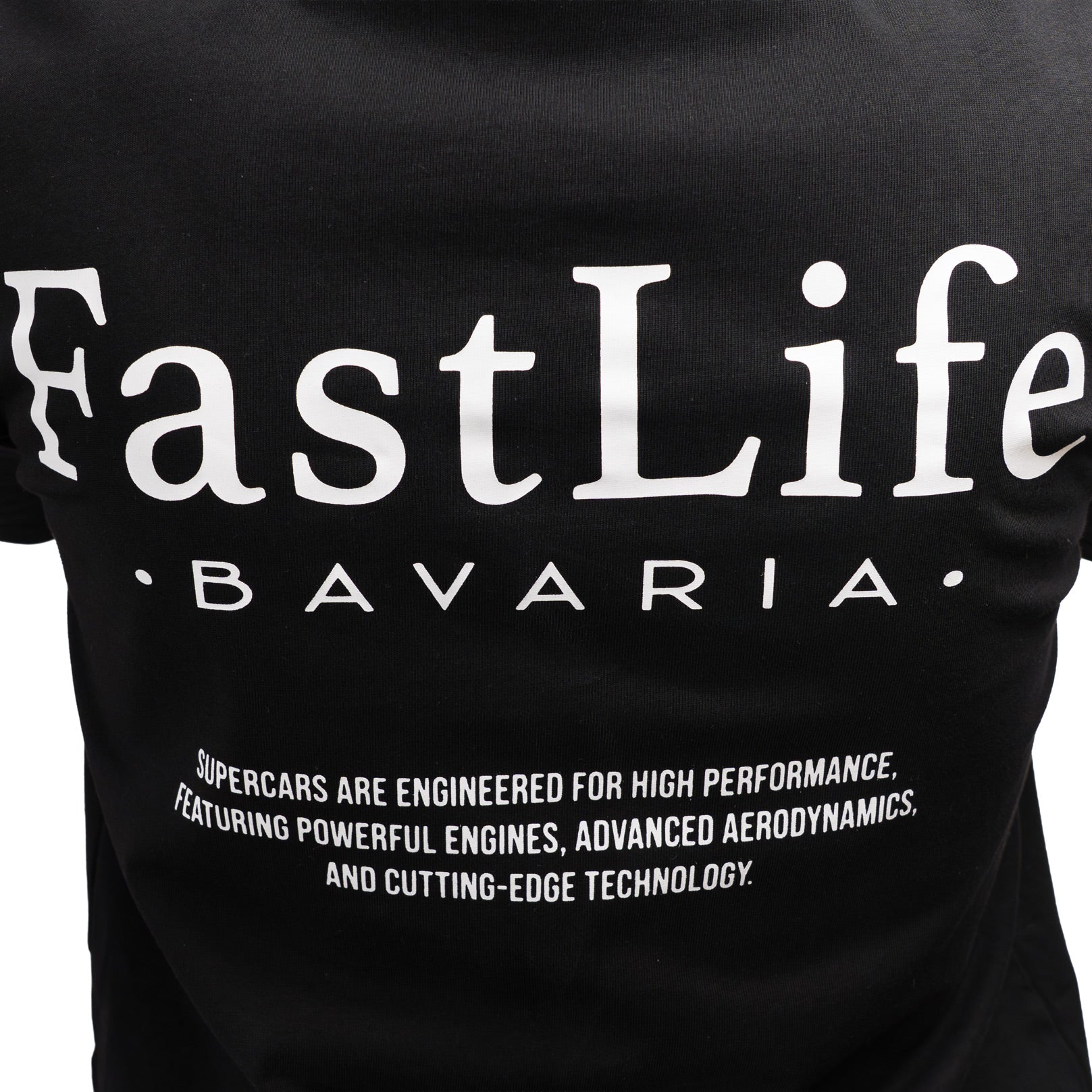 FASTLIFE.Bavaria T-Shirt "Racecars Engineering" – Slim Fit